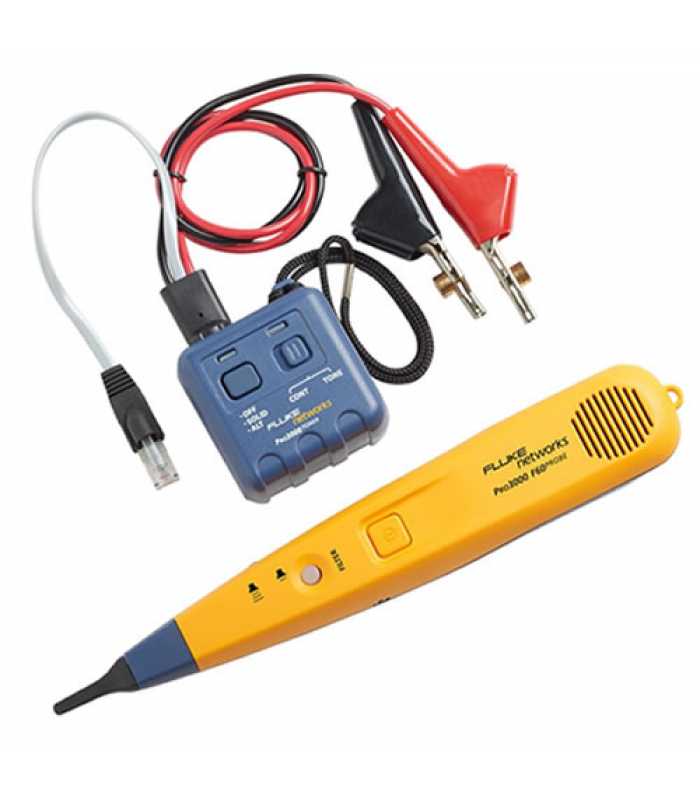 Fluke Networks Pro3000F [PRO3000F60-KIT] Filtered Probe and Tone Generator Kit, 60 Hz Frequencies Filtered